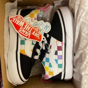 Vans slip on toddler shoes.